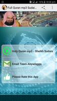 Full Quran mp3 Sudais Offline poster