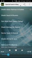 1 Schermata Special Surah Al Baqarah MP3