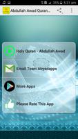 Abdullah Awad Al Juhani Quran Offline MP3 পোস্টার