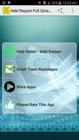 Adel Rayyan Full Quran Offline MP3 Affiche