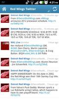 Detroit Red Wings Fan App screenshot 2