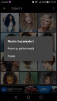 Kıvırcık Saç Modelleri Ekran Görüntüsü 2