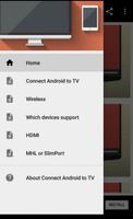 Connect Android to TV Affiche