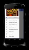 Free Country Radio Stations Cartaz