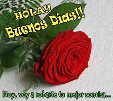 Buenos Días Amor con Rosas Rojas poster