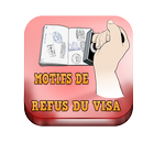 Motifs de refus de visa icône