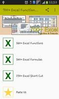 700+ Excel Functions and Formulas poster