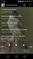 Suara Burung Isian Mp3 اسکرین شاٹ 3