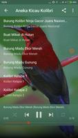 Suara Burung Kolibri Sepah Raja capture d'écran 1