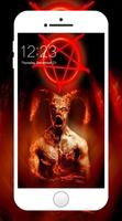 Satanic Wallpaper Affiche