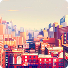 Pixel Art City Wallpapers icône