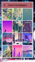 Pixel Art City Wallpapers capture d'écran 2