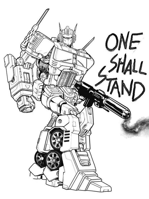 Gambar Mewarnai Transformers - GAMBAR MEWARNAI HD