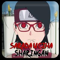 SARADA UCIHA SHARINGAN LOVERS Cartaz