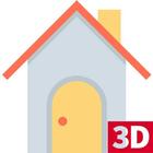 Denah Rumah 3D icône