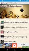 Wayang Kulit Ki Enthus Susmono poster