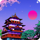 Pixel Art Landscape Wallpaper icône