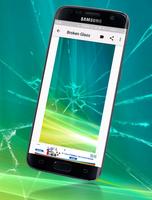 Broken Screen Wallpaper الملصق