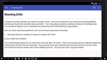 Basketball Training capture d'écran 3