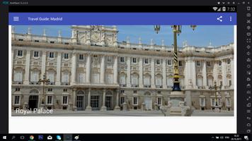 Travel Guide: Madrid captura de pantalla 1