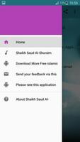 برنامه‌نما Sheikh Saud Al-Shuraim Mp3 Full Qur'an Online عکس از صفحه