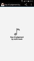 Day of judgement by Mufti Menk Affiche