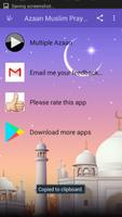 Azaan Muslim Prayer Audio screenshot 1