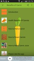 Benefits of Carrot স্ক্রিনশট 1