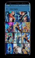 Dragon DBS Goku Vegeta wallpaper Plakat