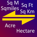 Sqm, Sqkm à Acre, Hectare, zon APK