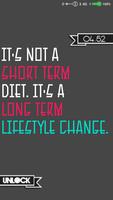 Fitness Quotes Wallpaper Affiche