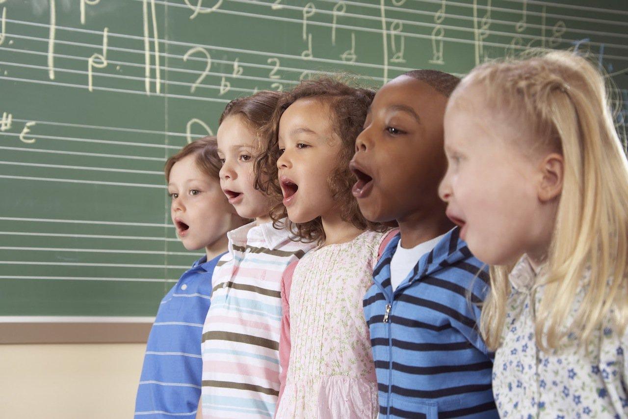 Урок английский язык музыка. Ученики поют. Дети поют в классе. Пение в школе. Пение дети.