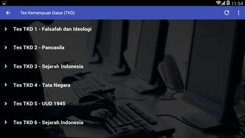 1 Schermata Tes CPNS Sistem CAT