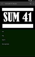 All SUM 41 Music plakat