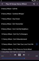 All Songs Nancy Wilson capture d'écran 1