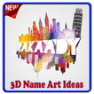 3D Name Art Ideas