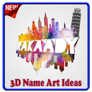 3D اسم أفكار الفن APK