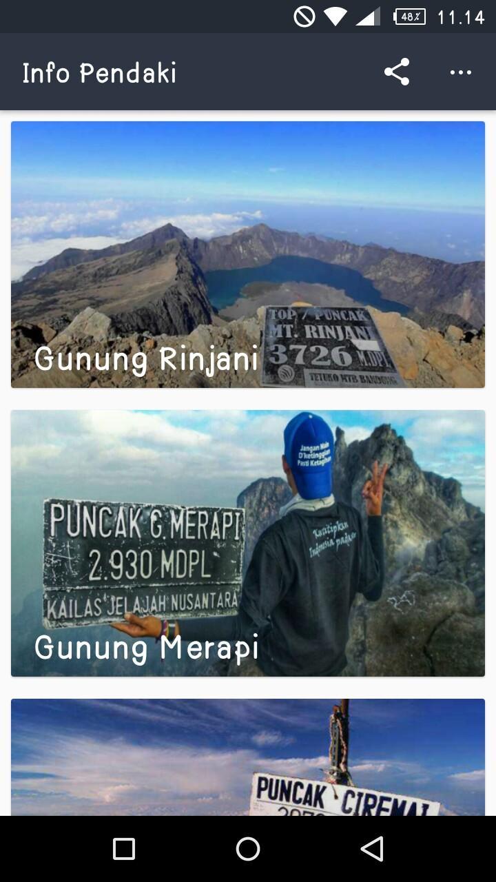 Info Pendaki for Android - APK Download