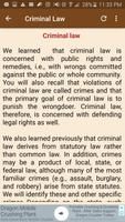 Criminal & Business Law скриншот 3