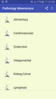 Pathology Mnemonics اسکرین شاٹ 1