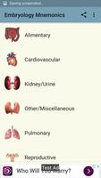 Embryology Mnemonics syot layar 3