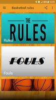 Basketball Regeln Plakat