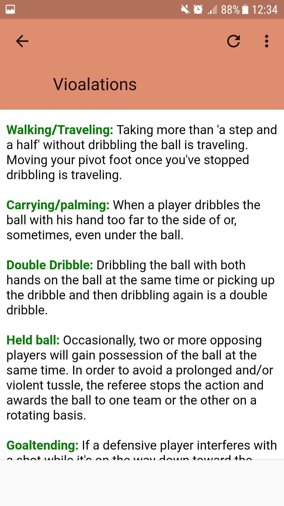 Basketball rules for Android - APK Download