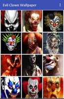 Evil Clown Wallpaper Affiche