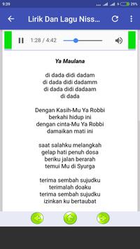 Lagu Ya Maulana Nissa Sabyan Offline Lirik Fur Android Apk