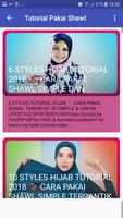 Tutorial Pakai Shawl Affiche