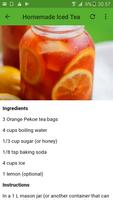 Iced tea recipes Affiche