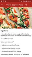 Vegan pizza recipes captura de pantalla 1
