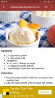 Homemade ice cream recipes स्क्रीनशॉट 1