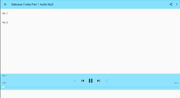 Bakuwar Fuska Audio Mp3 capture d'écran 2